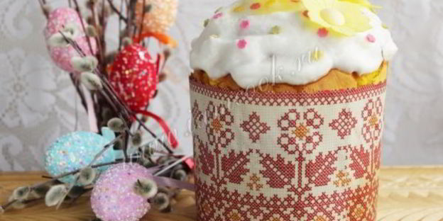 кулич на сливках