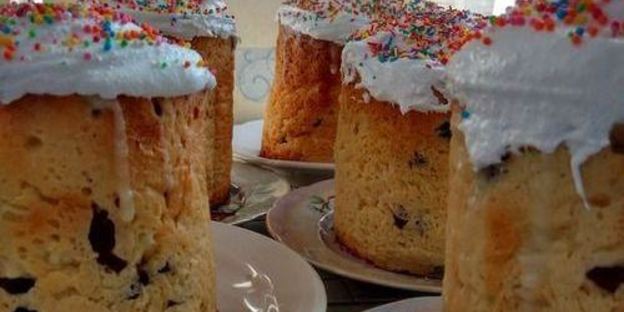 кулич на топленом молоке