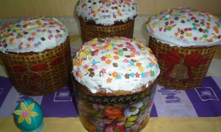 Рецепт кулича сдобного пасхального с изюмом