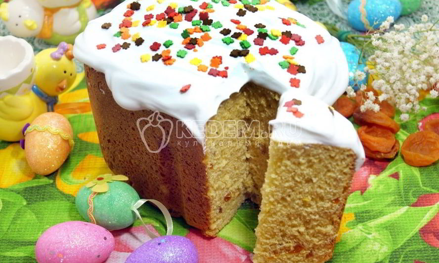 Рецепт кулича в хлебопечке