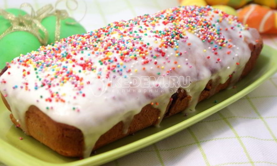 Рецепт лимонного кулича