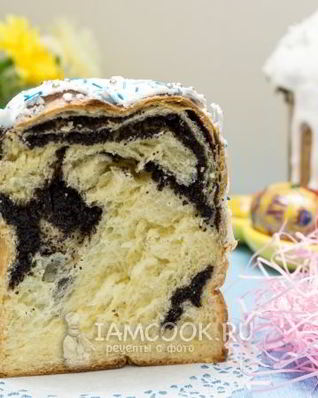 Маковый кулич