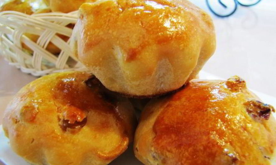 Рецепт мини-куличей на топленом молоке