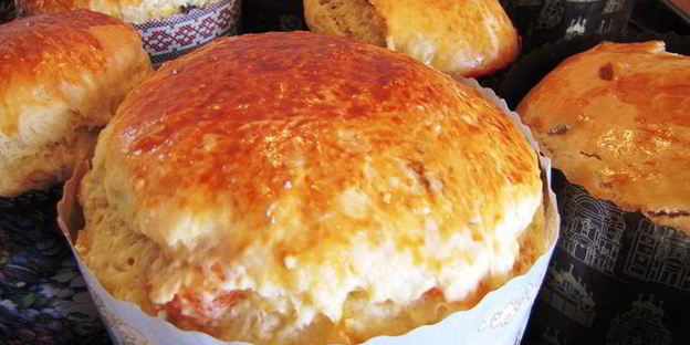 мини-куличи на топленом молоке