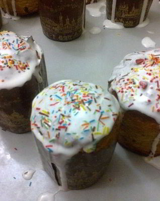 Морковный кулич