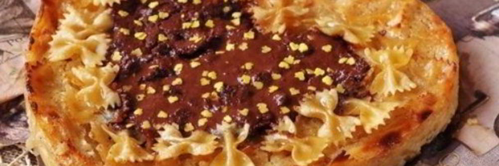 Пасха из макарон