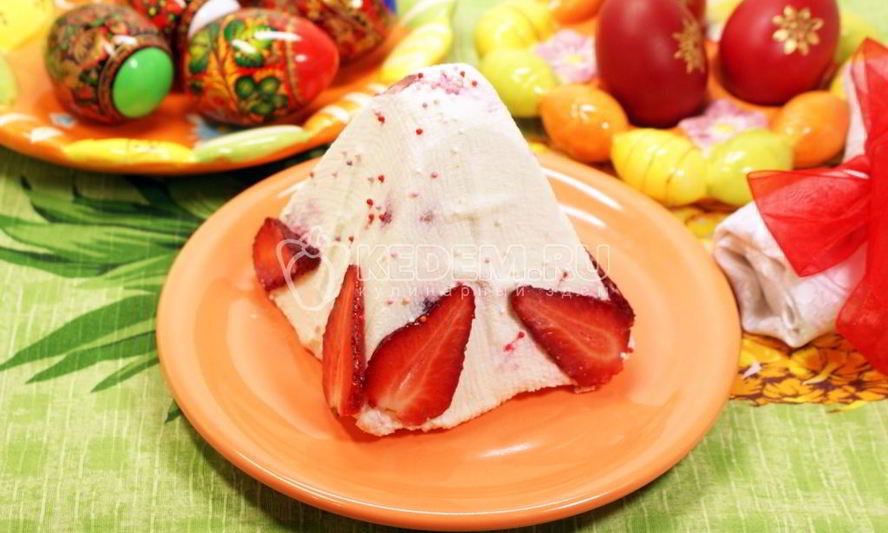 Рецепт пасхи клубничной