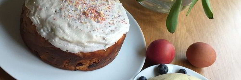 Пасха на молоке и сметане