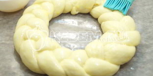 пасхальный венок для яиц