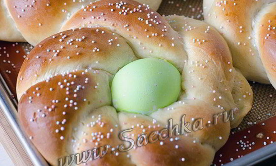 Рецепт пасхальных гнезд