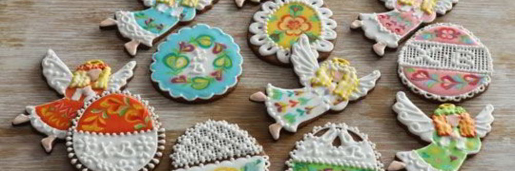 Пасхальные печенья с глазурью