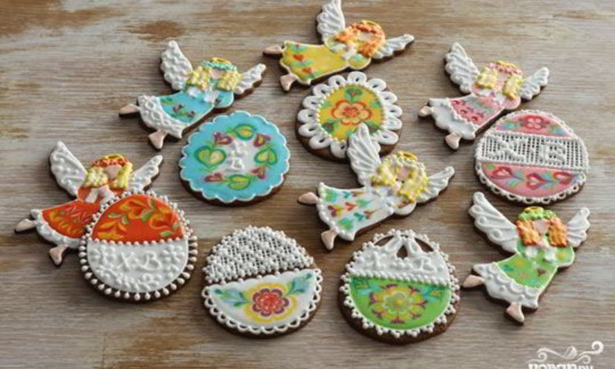 Рецепт пасхальных печений с глазурью