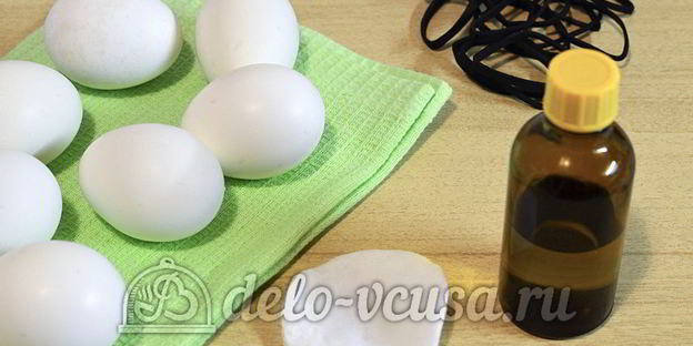 пасхальные яйца с листочками