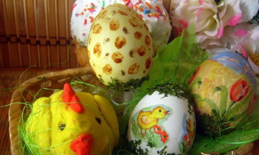 Рецепт пасхальных яиц