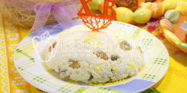 сырная пасха с изюмом