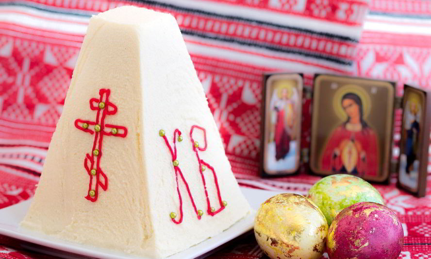 Рецепт царской творожной пасхи с маковой начинкой