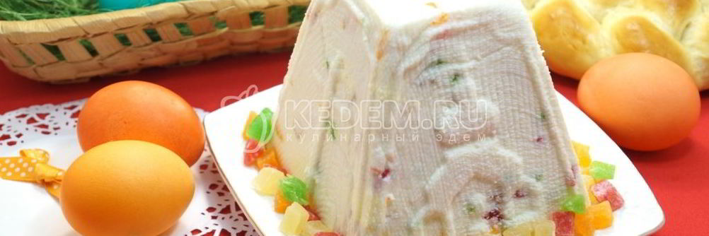 Заварная творожная пасха