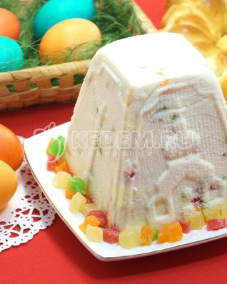 Заварная творожная пасха