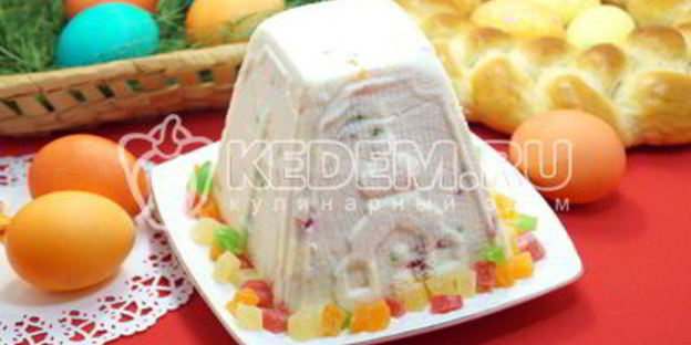 заварная творожная пасха