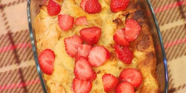 пудинг из белого хлеба