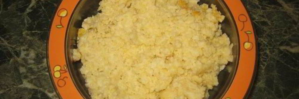 Пудинг из пшенной каши