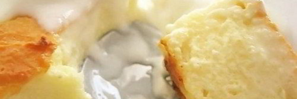 Пудинг из творога и манки