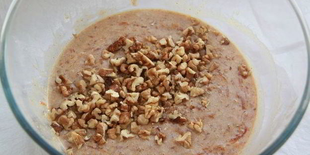 пудинг с хурмой