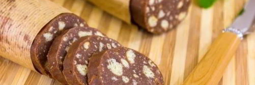 Шоколадная колбаска