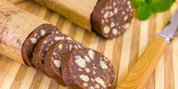 шоколадная колбаска