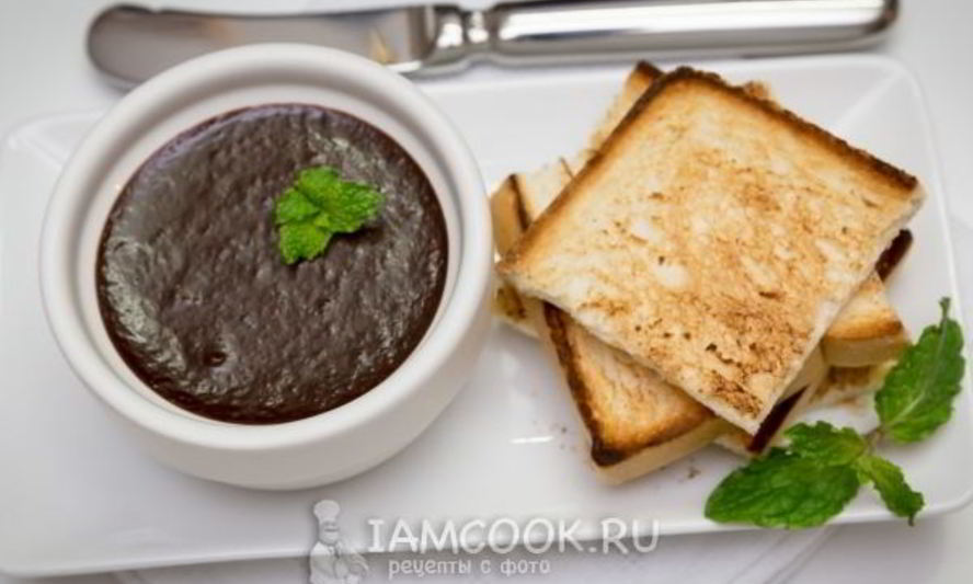 Рецепт шоколадна-ореховой паста