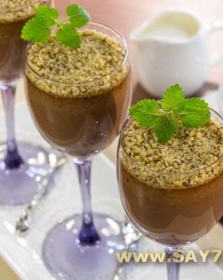 Шоколадно-ореховый десерт