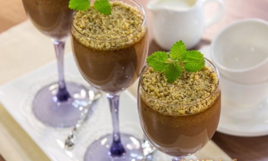 Рецепт шоколадна-орехового десерт