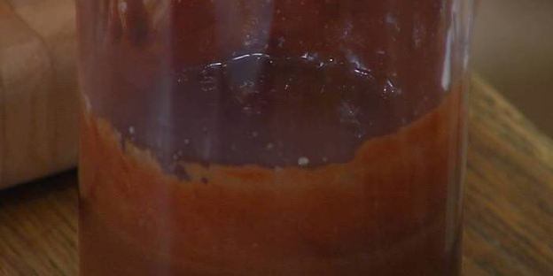 шоколадный десерт на миндале