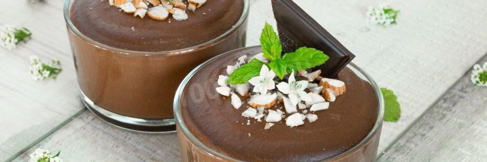 Шоколадный пудинг из гречки