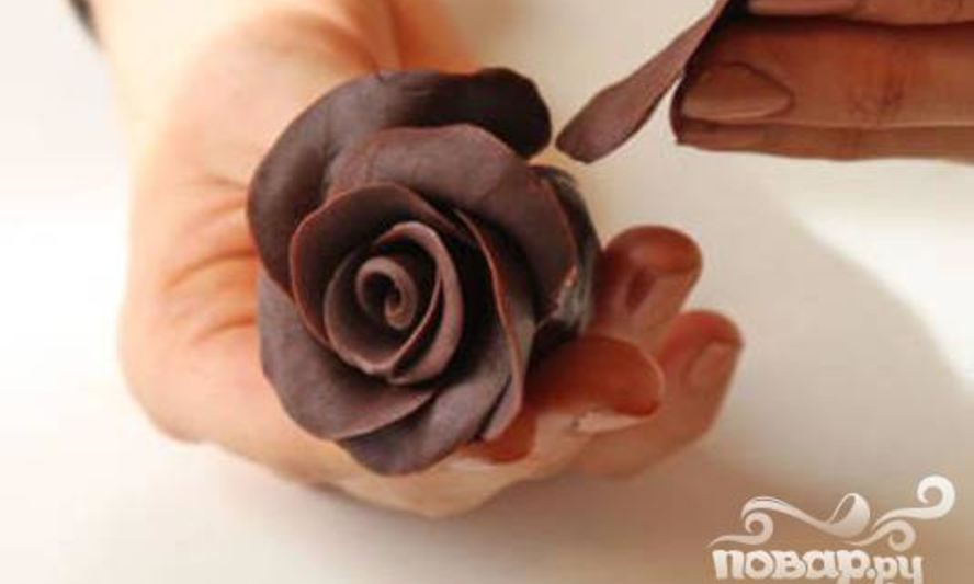 Рецепт шоколадных роз