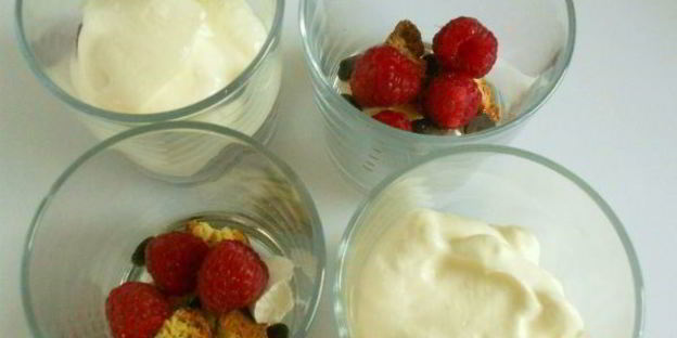 слоеный лосось и супербыстрый десерт