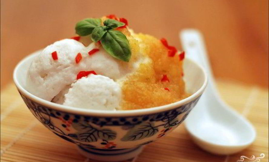 Рецепт сорбета из кокосового молока