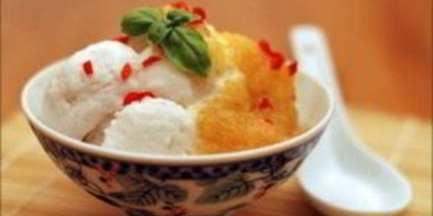 сорбет из кокосового молока