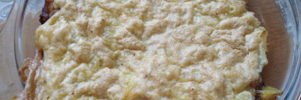 Камбала под сырным суфле по-французски