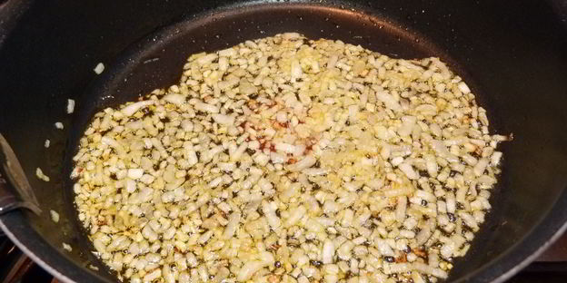 мини-суфле из шампиньонов