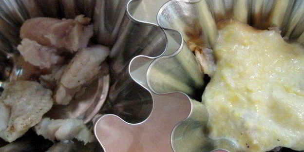 рыба в сырном суфле