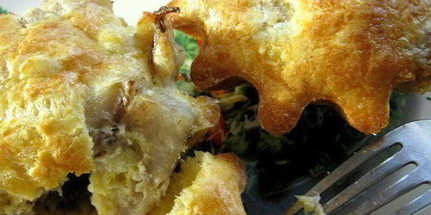 рыба в сырном суфле