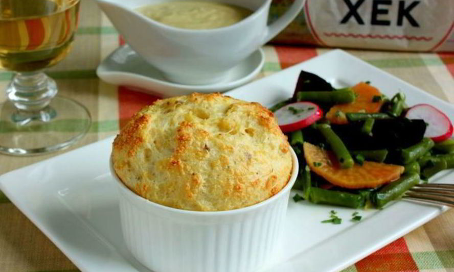 Рецепт рыбного суфле с горчичным соусом