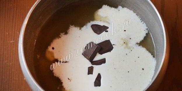 шоколадно-кофейное суфле