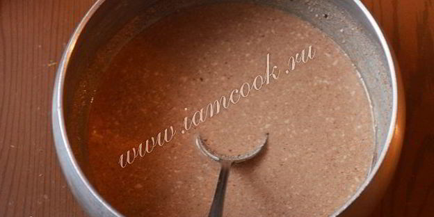 шоколадно-кофейное суфле