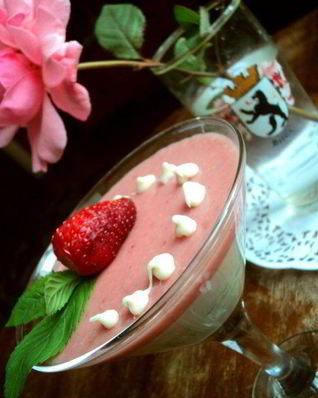 Сливочно-ягодно суфле