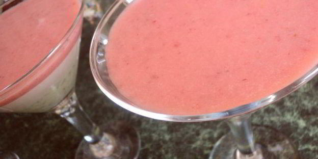 сливочно-ягодно суфле