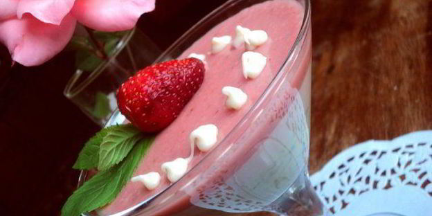 сливочно-ягодно суфле