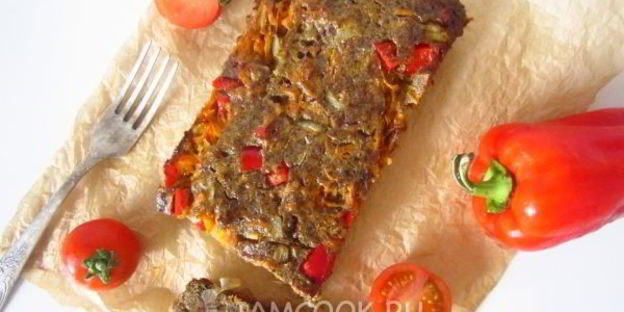 суфле из куриной печени с овощами