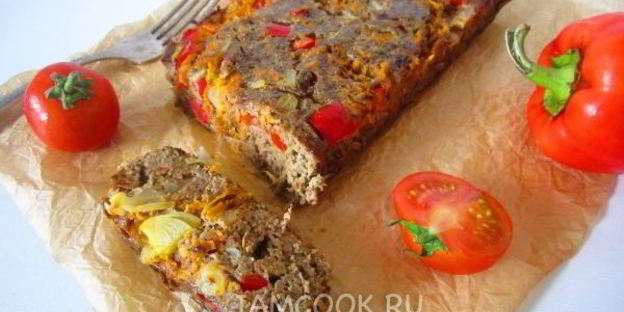 суфле из куриной печени с овощами